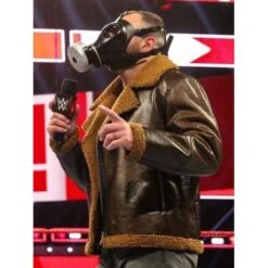 WWE Dean Ambrose Shearling Leather Jacket -Film Star Cheap Outfits Store WWE Dean Ambrose Shearling Jacket 500x500 1