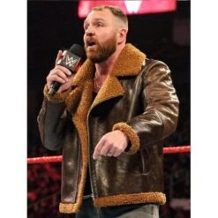 WWE Dean Ambrose Shearling Leather Jacket -Film Star Cheap Outfits Store WWE Dean Ambrose Shearling Leather Jacket 500x500 1