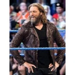 WWE Superstar Edge Brown Leather Jacket