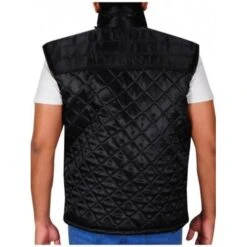 WWE John Cena Black Quilted Vest -Film Star Cheap Outfits Store WWE Superstar John Cena Diamond Black Quilted Vest 500x500 1
