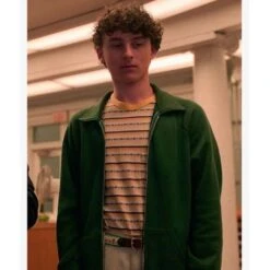 I Am Not Okay With This Stanley Barber Green Jacket