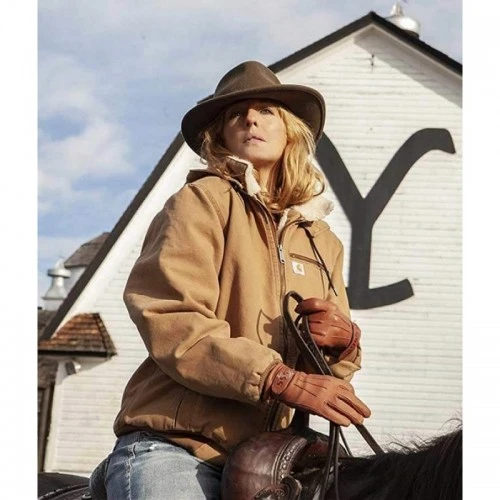Yellowstone Kelly Reilly Bomber Jacket 1 Yellowstone Kelly Reilly Bomber Jacket