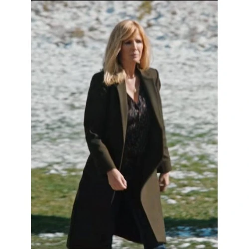 Yellowstone S04 Beth Dutton Green Coat 2 Yellowstone S04 Beth Dutton Green Coat - Image 2