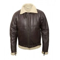 B3 Bomber Aviator Cream Shearling Leather Jacket -Film Star Cheap Outfits Store b3 bomber aviator cream shearling leather jacket 1 500x500 1