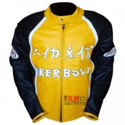 Biker Boyz Derek Luke Yellow Motorcycle Leather Jacket