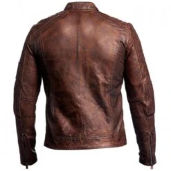 Cafe Racer 2016 Biker Brown Leather Jacket 5 Cafe Racer 2016 Biker Brown Leather Jacket -Film Star Cheap Outfits Store cafe racer 2016 brown jacket 4 500x500 1