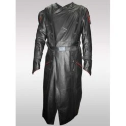 Captain America Avenger Red Skull Leather Coat