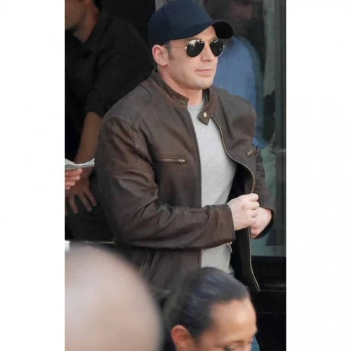 Captain America Civil War Steve Rogers Leather Jacket 5 Captain America Civil War Steve Rogers Leather Jacket - Image 5