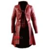 Civil War Scarlet Witch Red Leather Coat