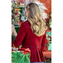 Christmas In Love Brooke D'Orsay Red Coat -Film Star Cheap Outfits Store christmas in love brooke dosray coat 500x500 1