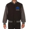 Dodge Mopar Black And Grey Varsity Wool Jacket