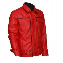 King Of Rock Elvis Presley Red Leather Jacket -Film Star Cheap Outfits Store elvis presley leather red jacket 500x500 1