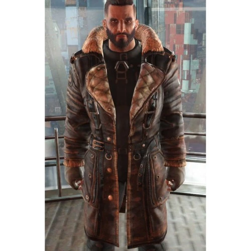 Fallout 4 Elder Maxson Leather Coat 4 Fallout 4 Elder Maxson Leather Coat - Image 4