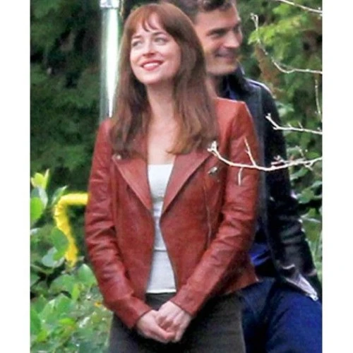 Fifty Shades Of Grey Dakota Johnson Red Jacket 3 Fifty Shades Of Grey Dakota Johnson Red Jacket - Image 3