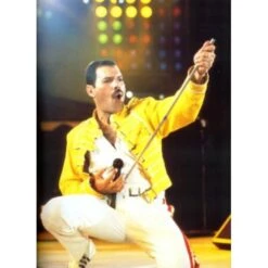 Freddie Mercury Yellow Jacket 9 Freddie Mercury Yellow Jacket -Film Star Cheap Outfits Store freddie mercury military jacket1 500x500 1