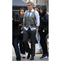 George Clooney Money Monster Leather Vest -Film Star Cheap Outfits Store george clooney money monster vest 3 500x500 1