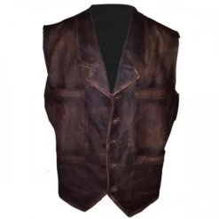 Cullen Bohannon Hell On Wheels Leather Vest