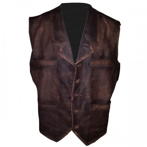 Cullen Bohannon Hell On Wheels Leather Vest 1 Cullen Bohannon Hell On Wheels Leather Vest