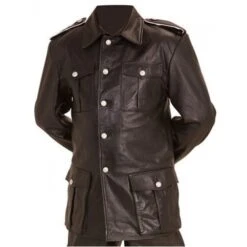 Hellboy Karl Ruprecht Kroenen Black Leather Coat -Film Star Cheap Outfits Store karl kroenen hellboy black leather jacket 500x500 1