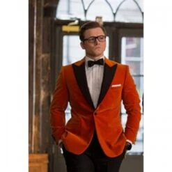 Kingsman The Golden Circle Eggsy Orange Tuxedo