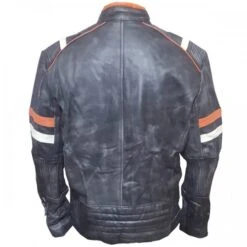 Men's Vintage Cafe Racer Retro 2 Moto Black Leather Jacket -Film Star Cheap Outfits Store mens vitage cafe racer jacket 500x500 1