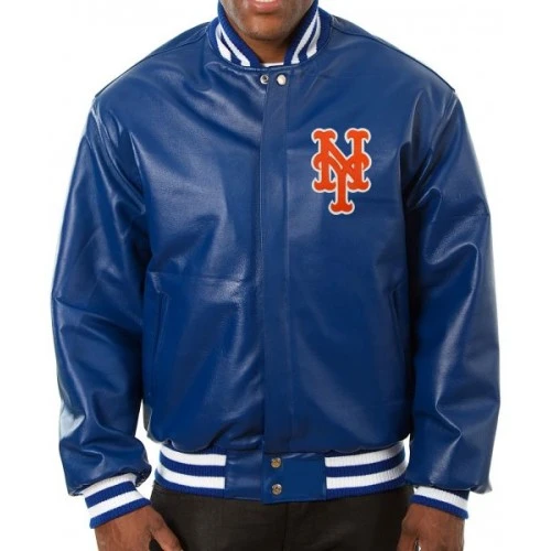 New York Mets Varsity Leather Jacket 1 New York Mets Varsity Leather Jacket