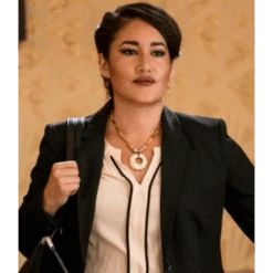 Yellowstone Angela Blue Thunder Coat