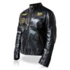 Rush R30 Black Motorcycle Leather Jacket