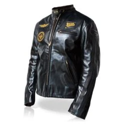Rush R30 Black Motorcycle Leather Jacket