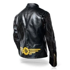 Rush R30 Black Motorcycle Leather Jacket -Film Star Cheap Outfits Store rush r30 black leather jacket 2 500x500 1