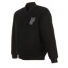 San Antonio Spurs Varsity Black Wool Jacket