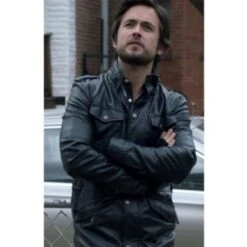 Shameless Justin Chatwin Steve Leather Jacket -Film Star Cheap Outfits Store shameless justin chatwin 2 500x500 1