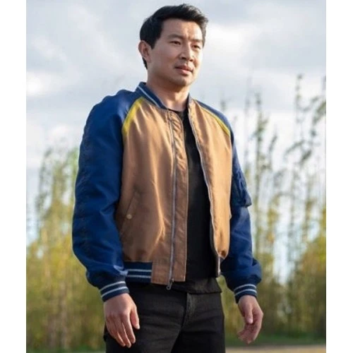 Shang-Chi The Legend Blue Bomber Jacket 1 Shang-Chi The Legend Blue Bomber Jacket