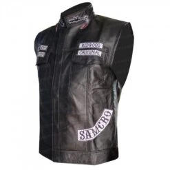 Jax Teller Sons Of Anarchy Leather Patches Vest -Film Star Cheap Outfits Store sons of anarchy leather vest 500x500 1