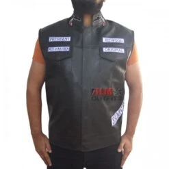 Jax Teller Sons Of Anarchy Leather Patches Vest