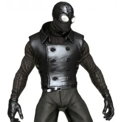 Spiderman Noir Costume Leather Vest 9 Spiderman Noir Costume Leather Vest -Film Star Cheap Outfits Store spider man noir black jacket vest 1 500x500 1