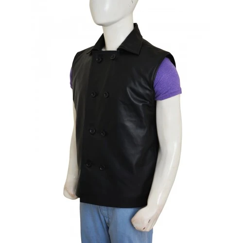 Spiderman Noir Costume Leather Vest 2 Spiderman Noir Costume Leather Vest - Image 2
