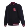 St. Louis Cardinals Varsity Navy Blue Wool Jacket
