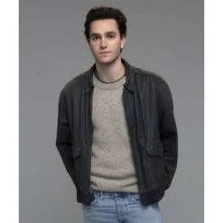 Stargirl S02 Rick Tyler Black Leather Jacket