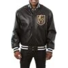 Vegas Golden Knights Varsity Leather Jacket