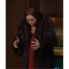 Wanda Maximoff WandaVision Shearling Coat