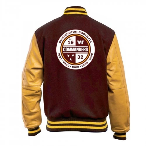 Washington Commanders Varsity Jacket 4 Washington Commanders Varsity Jacket - Image 4