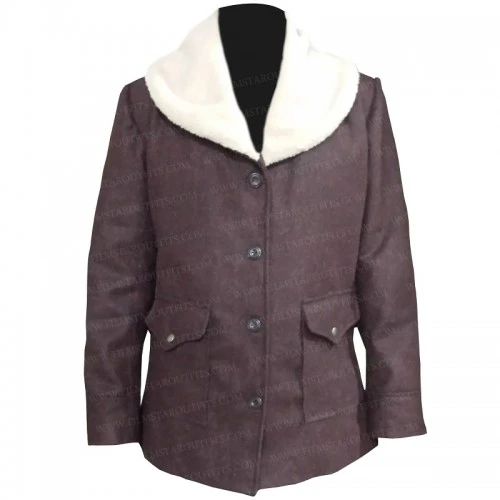 Yellowstone Beth Dutton Fur Collar Coat 1 Yellowstone Beth Dutton Fur Collar Coat