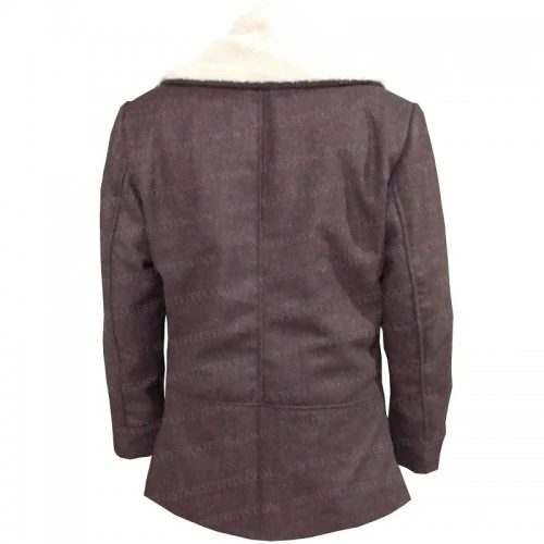 Yellowstone Beth Dutton Fur Collar Coat 4 Yellowstone Beth Dutton Fur Collar Coat - Image 4