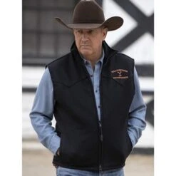 Kevin Costner Yellowstone Dutton Ranch Vest